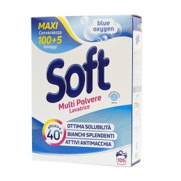 Detergent praf Soft 105 spalari blue oxygen