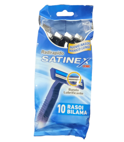 Aparat de ras Satinex men 2 lame 10 buc/set