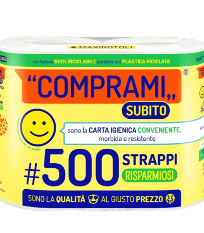 Hartie igienica Comprami 4role 500 foi 2str