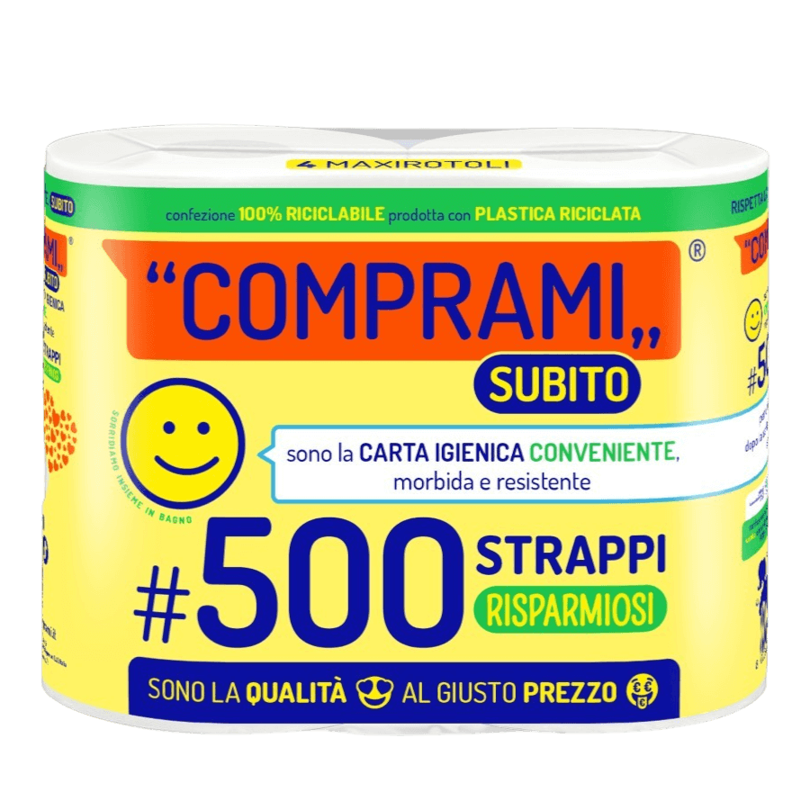 Comprami_hirtie igienica 500 Ph Hartie igienica Comprami 4role 500 foi 2str