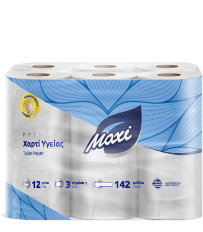 Hartie igienica Maxi 12r 3str