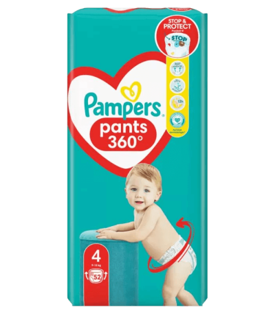 Pampers Pants Chilotei nr 4 52 buc