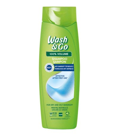 Sampon Wash&Go anti-dandruff 360ml