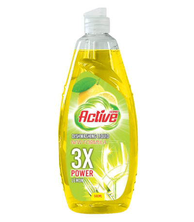 Solutie spalat vase Home Active Lemon 500ml