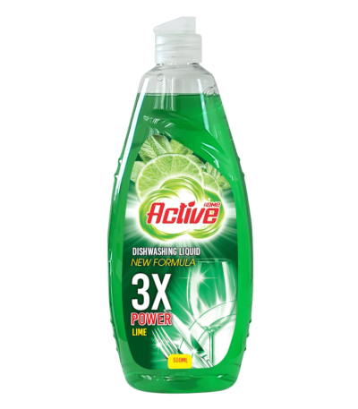 Solutie spalat vase Home Active Lime 500ml