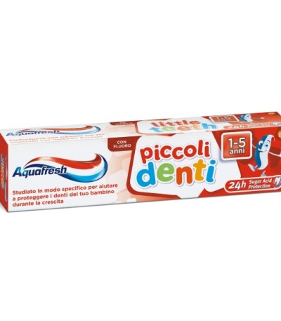 Pasta dinti copii Aquafresh Piccoli 1-5 ani