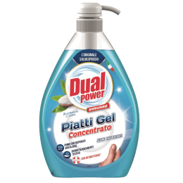 Solutie spalat vase Dual Power bicarbonato 1l