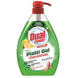 Solutie spalat vase Dual Power limone 1l