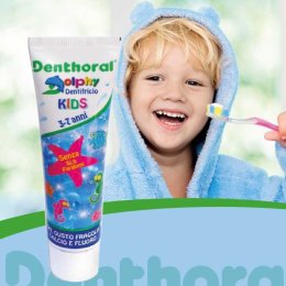 Pastă de dinți pentru copii Denthoral fabricată în Italia
